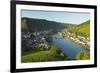 View of Cochem and Moselle River (Mosel), Rhineland-Palatinate, Germany, Europe-Jochen Schlenker-Framed Photographic Print