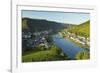 View of Cochem and Moselle River (Mosel), Rhineland-Palatinate, Germany, Europe-Jochen Schlenker-Framed Photographic Print