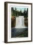 View of Colonnade Falls, Yellowstone National Park, Wyoming-Lantern Press-Framed Art Print