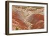 View of colourful 'badlands' habitat, Burr Road, Grand Staircase-Escalante National Monument, Utah-Bob Gibbons-Framed Photographic Print