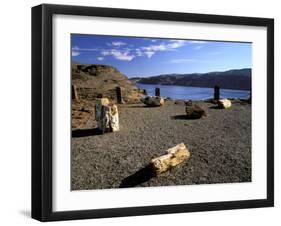 View of Columbia River, Ginkgo Petrified Forest State Park, Vantage, Washington, USA-Jamie & Judy Wild-Framed Premium Photographic Print