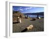 View of Columbia River, Ginkgo Petrified Forest State Park, Vantage, Washington, USA-Jamie & Judy Wild-Framed Premium Photographic Print