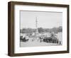 View of Columbus Circle-null-Framed Photographic Print