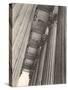 View of Columns and Carved Ceiling on the Portico of the Supreme Court Building-Margaret Bourke-White-Stretched Canvas