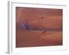 View of Combines Harvesting Wheat, Palouse, Washington, USA-Terry Eggers-Framed Photographic Print