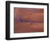 View of Combines Harvesting Wheat, Palouse, Washington, USA-Terry Eggers-Framed Photographic Print