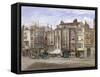 View of Commercial Premises in the Strand, Westminster, London, 1881-John Crowther-Framed Stretched Canvas