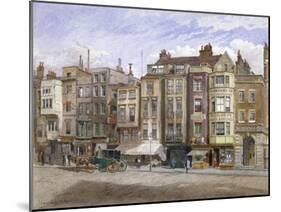 View of Commercial Premises in the Strand, Westminster, London, 1881-John Crowther-Mounted Giclee Print