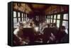 View of Commuters as They Ride in a Car on the Third Avenue Train, New York, New York, 1955-Eliot Elisofon-Framed Stretched Canvas