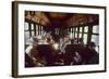 View of Commuters as They Ride in a Car on the Third Avenue Train, New York, New York, 1955-Eliot Elisofon-Framed Photographic Print