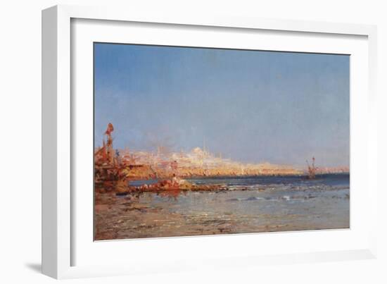 View of Constantinople, C. 1911-Felix-Francois George Ziem-Framed Giclee Print