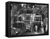 View of Construction Workers Building the Queens Midtown Tunnel in New York City-Carl Mydans-Framed Stretched Canvas