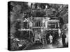 View of Construction Workers Building the Queens Midtown Tunnel in New York City-Carl Mydans-Stretched Canvas