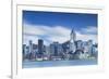 View of Convention Centre and Hong Kong Island Skyline, Hong Kong, China-Ian Trower-Framed Photographic Print