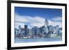 View of Convention Centre and Hong Kong Island Skyline, Hong Kong, China-Ian Trower-Framed Photographic Print