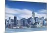 View of Convention Centre and Hong Kong Island Skyline, Hong Kong, China-Ian Trower-Mounted Photographic Print