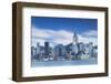 View of Convention Centre and Hong Kong Island Skyline, Hong Kong, China-Ian Trower-Framed Photographic Print