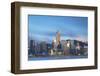 View of Convention Centre and Hong Kong Island Skyline, Hong Kong, China-Ian Trower-Framed Photographic Print