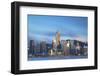 View of Convention Centre and Hong Kong Island Skyline, Hong Kong, China-Ian Trower-Framed Photographic Print