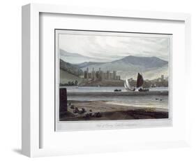 'View of Conway Castle, Caernarvonshire', Wales, 1814-1825-William Daniell-Framed Giclee Print