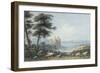 View of Conway Castle, North Wales, 1835-John Varley-Framed Giclee Print