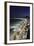 View of Copacabana Beach and Avenida Atlantica at Dusk, Copacabana, Rio de Janeiro, Brazil-Ian Trower-Framed Photographic Print