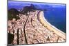 View of Copacabana Beach with Sugarloaf Mountain (404m), Rio de Janeiro, Brazil-null-Mounted Art Print