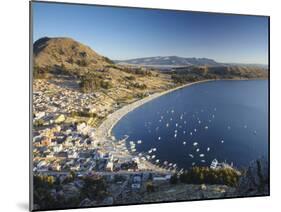 View of Copacabana, Lake Titicaca, Bolivia-Ian Trower-Mounted Photographic Print