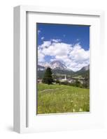 View of Cortina d' Ampezzo, Dolomites, Veneto, Italy-null-Framed Premium Giclee Print