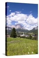 View of Cortina d' Ampezzo, Dolomites, Veneto, Italy-null-Stretched Canvas