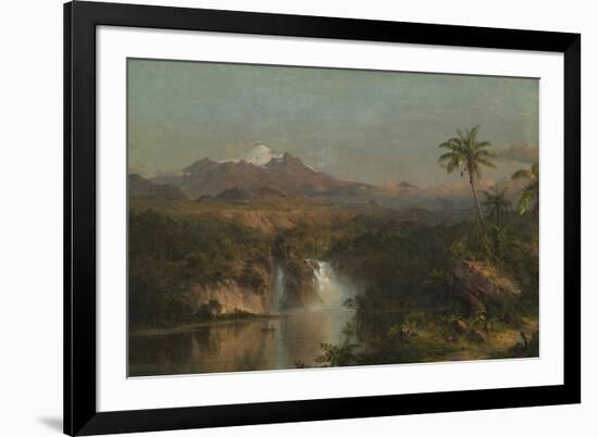 View of Cotopaxi, 1857-Frederic Edwin Church-Framed Giclee Print