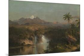 View of Cotopaxi, 1857-Frederic Edwin Church-Mounted Giclee Print