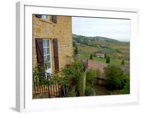 View of Countryside in Olingt, Burgundy, France-Lisa S. Engelbrecht-Framed Photographic Print