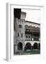 View of Courtyard and Portico, Bachkovo Monastery, Rhodope Mountains, Bulgaria-null-Framed Giclee Print