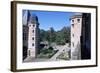 View of Courtyard of Castle of Caumont, Cazaux-Saves, Midi-Pyrenees, France, 16th Century-null-Framed Giclee Print
