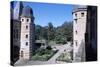 View of Courtyard of Castle of Caumont, Cazaux-Saves, Midi-Pyrenees, France, 16th Century-null-Stretched Canvas