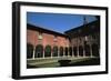 View of Courtyard of Estense or San Francesco Palace, also known as Renee of France-null-Framed Giclee Print