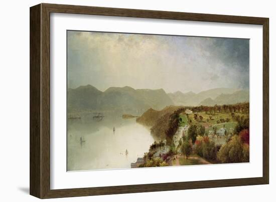 View of Cozzen's Hotel Near West Point, Ny, 1863-John Frederick Kensett-Framed Giclee Print