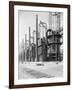 View of Cracking Stills at Oil Refinery-null-Framed Photographic Print