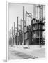 View of Cracking Stills at Oil Refinery-null-Framed Photographic Print