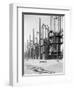 View of Cracking Stills at Oil Refinery-null-Framed Photographic Print