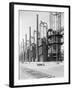 View of Cracking Stills at Oil Refinery-null-Framed Photographic Print