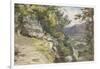 View of Craig-Y-Barns, Dunkeld, Looking South, 1855 (W/C and Bodycolour on Paper)-John Henry Mole-Framed Giclee Print