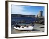 View of Cromwell's Castle, Which Guards the Northern Approaches to New Grimsby Harbour-Fergus Kennedy-Framed Photographic Print