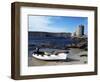View of Cromwell's Castle, Which Guards the Northern Approaches to New Grimsby Harbour-Fergus Kennedy-Framed Photographic Print
