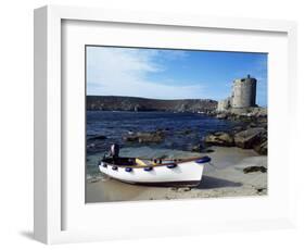 View of Cromwell's Castle, Which Guards the Northern Approaches to New Grimsby Harbour-Fergus Kennedy-Framed Photographic Print