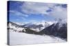 View of Crozats, La Plagne, Savoie, French Alps, France, Europe-Peter Barritt-Stretched Canvas
