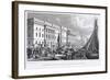 View of Custom House from Billingsgate, London, 1828-William Tombleson-Framed Giclee Print