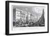 View of Custom House from Billingsgate, London, 1828-William Tombleson-Framed Giclee Print