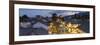 View of Dali at dusk, Yunnan, China, Asia-Ian Trower-Framed Photographic Print